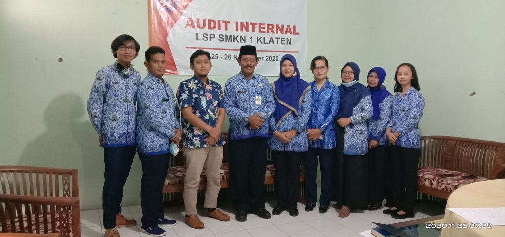 Audit Internal LSP SMKN 1 KLATEN Tahun 2020